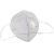 沁度口罩3d立体口罩防尘防工业粉尘透气呼吸阀n95活性炭防护雾霾 带阀100只白色六层独立装带
