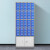 越越尚  零件柜电子元件存储柜工具整理柜钢制物料柜零件收纳柜 100抽蓝色抽屉下档  YYS-SJG-208