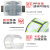 典南PVC透明法兰保护套防护套耐酸碱腐蚀防喷溅 DN80-PVC