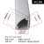 PVC墙角迷你线槽H20三角扇形槽明装免打钉明线遮挡整理神器 H20白色 1米/根