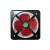 厨房油烟排风扇排气扇商用抽风机工业换气扇油烟机工业专用窗式 FA30 黑框红叶