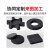 加厚工业机器防震橡胶垫块机械设备减震垫硬长方形加工 150*150*50 2片装
