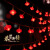 金绿士 新年喜庆装饰红灯笼灯串挂件 春节室内LED氛围灯学校公司商城大红灯笼串 红灯笼插电款50米400灯