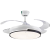 雷士照明（NVC）LED隐形风扇灯简约客厅灯家用客厅餐厅风扇吊灯g6r3T0R5x 星弧黑42寸+三色变频