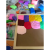 XMSJ儿童节手工diy相框 DIY手工制作黏土相框画儿童彩泥玩具立体画框 原木色九宫格+24色黏土+10支胶水