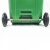 海斯迪克 户外垃圾桶 加厚环卫分类垃圾桶 塑料带盖垃圾箱 绿色100L带轮 HKT-393
