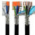 中速运动信号控线EVVP2 3 4芯高柔性拖链自动化设备屏蔽电缆线 EVVP4*0.3平方 黑色1米
