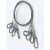 包塑钢丝绳威亚绳 音箱保险绳 舞台灯吊钢丝绳 挂衣绳子室外晒被 包塑钢丝2.0mm 线长2.5米+两头5号钩