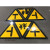 适用订制交通标志牌70三角慢字警示牌限速标牌道路反光标识牌铝板 (注意行人)
