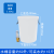 加厚大号塑料水桶带盖级储水桶圆桶装米特大容量发酵胶桶 白色60#桶不带盖(约装水1152