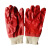 防油手套 pvc红耐油手套耐酸碱耐磨全挂手套棉毛浸胶手套 红耐油