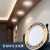 拉伯塔新中式筒灯嵌入式75mm家用客厅走廊三色变光中国风led天花板孔灯 5W白色-中国风筒灯-三色