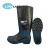 朗莱斯特高筒雨鞋劳保PVC耐酸碱防护靴温氏养殖场防滑水鞋 黑色 36 