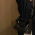 薇缇莉 WEIL TI LI2024春季新款感软皮PU女包大容量简约通勤学生单肩托特包大包 黑色(收藏送斜跨长肩带)