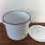 大水桶白色搪瓷桶 耐酸碱 缸水桶 米桶 茶桶实验室化式通用桶 40厘米带铜水笼头水桶