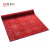 居拾忆 防滑垫压花拉绒地毯绒面吸水迎宾垫走廊PVC橡胶开业加厚印花地毯 暗红色1.8*15m（整卷）
