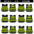 佳护 反光背心驾校施工安全绿化马甲环卫反光服公路反光衣可印字 大红网黄条