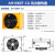 液压风冷却器风冷式液压油散热器工业油换热器随车吊油冷却器 AH1680T-(300L/Min) 24V