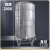 定制不锈钢304卧式水箱储水桶加厚楼顶厨房蓄水罐大容量吨桶 5吨立式升级特厚1.0mm(送梯子
