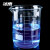 冰禹 BYrl-199 高硼硅玻璃烧杯 耐高温刻度杯 耐高温刻度杯 小学科学实验室烧杯 1000ml（1个）