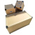 乐霍 纸箱搬家纸箱定制超厚超硬大纸箱蜂窝纸箱出口专用高强度纸箱 40*30*30cm厚2cm
