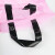 赫思迪格 PE手提袋 商务礼品袋化妆品服装购物袋 横款 粉红色(50*40+5)*10个 HGJC-37