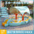 萨默斯婴儿游泳池家用恒温儿童充气遮阳滑梯户外宝宝折叠商用大型家庭戏 2.7米无线萌新套餐