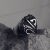 瑞桓柏防身朋克欧美时尚戒指摇滚十字架高级感男士霸气食板指潮人指环 美号10#（周长6.4cm）