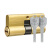 SISAV 防盗门锁芯铜C级锁芯入户门锁具 配7把钥匙 70mm32.5+37.5