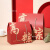 猴大福端午节粽子包装盒高粽高考牛皮纸粽子盒包装盒手提礼盒空盒子 小号绿色牛皮纸盒 1个