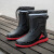 XLZT品牌男士雨鞋钓鱼鞋劳保防滑雨鞋耐磨户外雨天水鞋洗车外卖防水鞋 红色 42