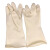橡胶防化手套加长工业耐酸碱手套防水喷砂电镀抗腐蚀耐磨 31厘米（加厚）耐酸碱手套 L
