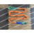 国标工业柔性吊装带双扣环形3510吨起重圆形软吊带吊车吊树吊绳 2吨2.5米 橘色绿色
