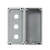 KEOLEA 金属按钮开关控制盒 防水铸铝按钮盒 12孔（双排）265X185X95mm