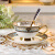 纯畅（CHUNCHANG）奢华风格咖啡杯 欧式瓷咖啡杯精致英式陶瓷花茶杯下午茶茶具红茶 碧波-双层盘-礼盒装