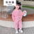 诺筱涵1-2-3-4-5-6周岁女童工装套装2022年春秋新款韩版儿童女宝宝洋气 110cm