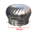 不锈钢无动力屋顶通风器600风球风帽风机烟道散热器厂房换气扇 400mm(201不锈钢送固定脚)散件