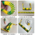 智宙黄绿双色PU弹簧接地线 螺旋线1芯0.75/1/1.5/2.5/4/6平方 伸缩线 1.5平方拉伸1.5米