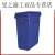 Rubbermaid乐柏美ins工业风SlimJim 方形长筒型87L垃圾桶垃圾收集 87L绿色单桶1956186