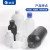 垒固 HDPE塑料圆瓶带刻度试剂瓶带内盖分装瓶 白色小口100ml（10个）