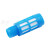 塑料消声器PSL蓝色体1/2/3/4/6/8分1寸电磁阀消声器气动消音器 塑料消声器1寸螺纹（5个整包）