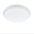 亮晶LED防水防尘吸顶灯圆形灯罩阳台洗手间IP54现代简约 (圆形)4000K暖白光 23x23x5.4cm12W