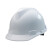 吉象 安全帽 ABS新国标V型 建筑工程电力施工业头盔 耐刺穿抗冲击 B3型 白色