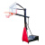篮球架户外标准可移动升降儿童成年人校园训练比赛专用篮球框室内 蓝色旗舰款钢化玻璃板180105cm