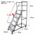 装卸车仓库移动平台梯楼梯登高车梯超市货梯子理货梯车取货凳定制 1.2米平台高(需预订)