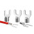 UT冷压叉型接线0.5-16平方U型Y型线鼻压线开口鼻整包 UT2.5-31000只厚度0.5mm