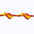金龙羽 国标电线电缆 阻燃ZC-RVS0.75平方 双芯软线铜芯阻燃电源线 100米/卷 红黄色