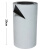 定制黑白透明自粘膜PE胶带不锈钢冰箱保护膜板材五金玻璃门窗铝套 宽度20cm厚5丝长100米中粘黑白