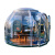 威普耐星空房PC阳光房移动房抖音网红房室外椭圆形铝合金透明玻璃泡泡屋 星空房款式1（预付款）
