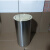 台面不锈钢垃圾桶嵌入式圆形连体桶厨房悬挂清洁桶洗手间装饰摇盖 NZ-205G桶+黑色盖